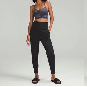 Lululemon super high rise waist ribbed jogger